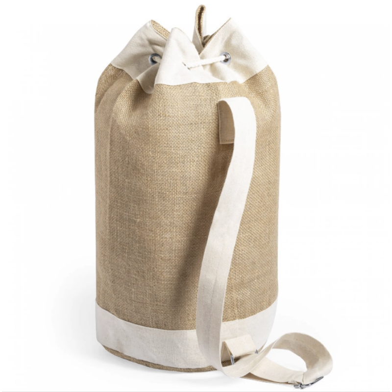 Organik Jüt Kumaş İpli Spor Çantası